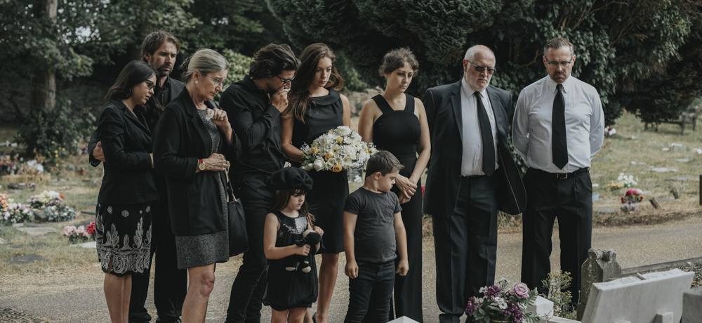 RIP, Familie trauert, Verabschiedung einer geliebten Person