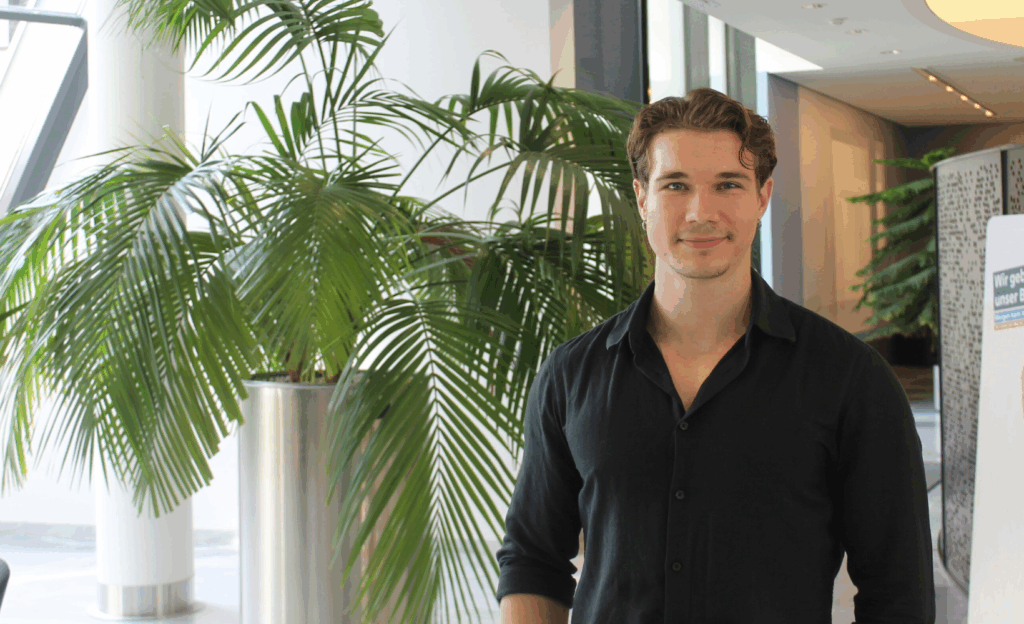 Heute arbeitet Marius Westenberger in der Vertriebssteuerung.